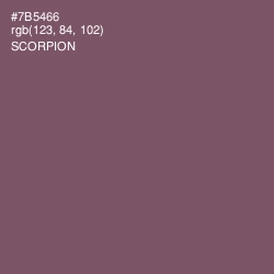 #7B5466 - Scorpion Color Image
