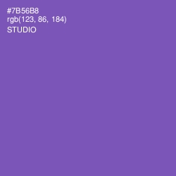 #7B56B8 - Studio Color Image