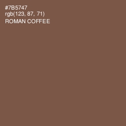 #7B5747 - Roman Coffee Color Image