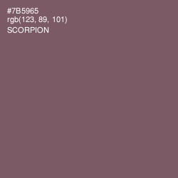 #7B5965 - Scorpion Color Image