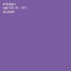 #7B5BA1 - Scampi Color Image