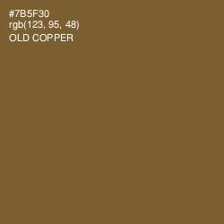 #7B5F30 - Old Copper Color Image