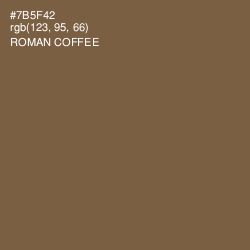 #7B5F42 - Roman Coffee Color Image