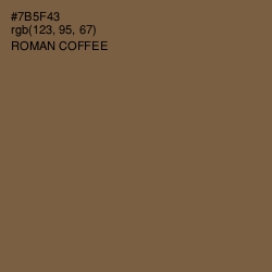 #7B5F43 - Roman Coffee Color Image