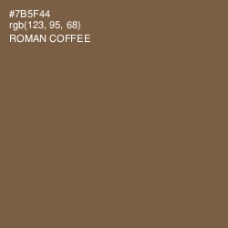 #7B5F44 - Roman Coffee Color Image