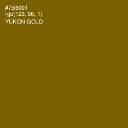 #7B6001 - Yukon Gold Color Image