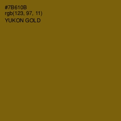 #7B610B - Yukon Gold Color Image