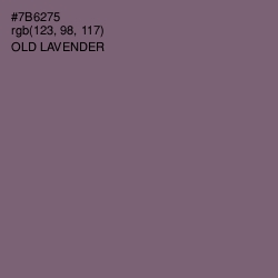 #7B6275 - Old Lavender Color Image