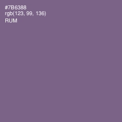 #7B6388 - Rum Color Image