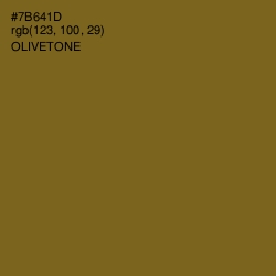 #7B641D - Olivetone Color Image