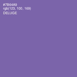 #7B64A9 - Deluge Color Image