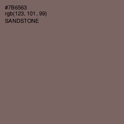 #7B6563 - Sandstone Color Image