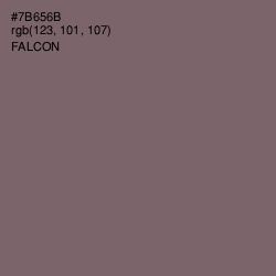 #7B656B - Falcon Color Image