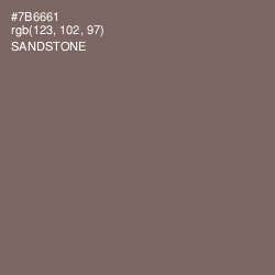 #7B6661 - Sandstone Color Image