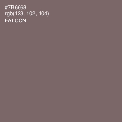 #7B6668 - Falcon Color Image