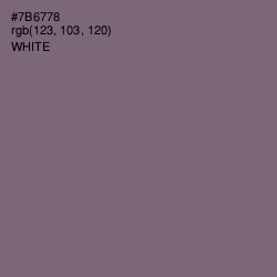 #7B6778 - Old Lavender Color Image