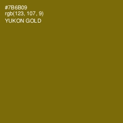 #7B6B09 - Yukon Gold Color Image