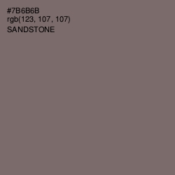 #7B6B6B - Sandstone Color Image