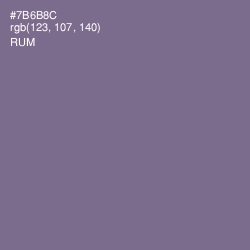 #7B6B8C - Rum Color Image