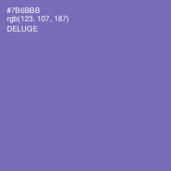 #7B6BBB - Deluge Color Image