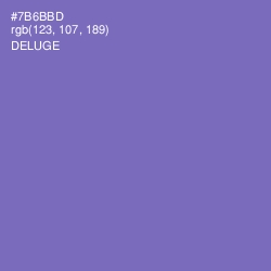 #7B6BBD - Deluge Color Image