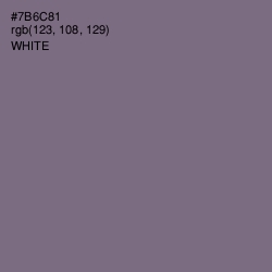 #7B6C81 - Rum Color Image