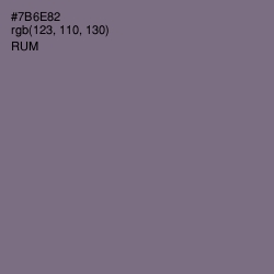 #7B6E82 - Rum Color Image