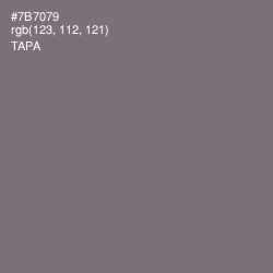 #7B7079 - Tapa Color Image