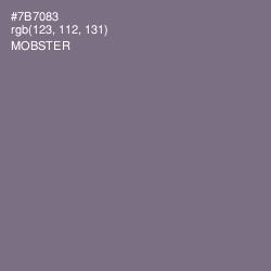 #7B7083 - Mobster Color Image