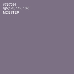 #7B7084 - Mobster Color Image