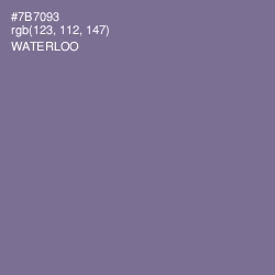 #7B7093 - Waterloo  Color Image