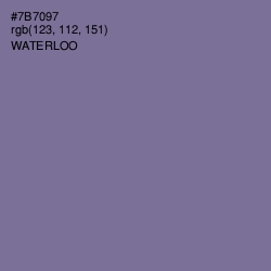 #7B7097 - Waterloo  Color Image