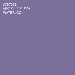 #7B709B - Waterloo  Color Image