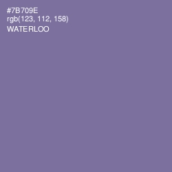 #7B709E - Waterloo  Color Image