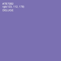 #7B70B2 - Deluge Color Image