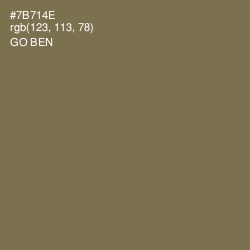 #7B714E - Go Ben Color Image