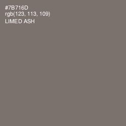 #7B716D - Limed Ash Color Image