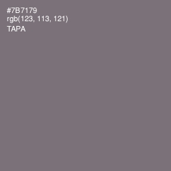 #7B7179 - Tapa Color Image