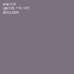 #7B717F - Boulder Color Image
