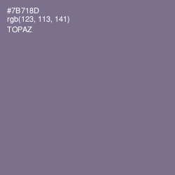 #7B718D - Topaz Color Image