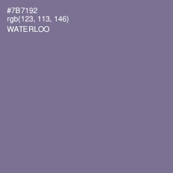 #7B7192 - Waterloo  Color Image