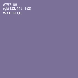 #7B7198 - Waterloo  Color Image