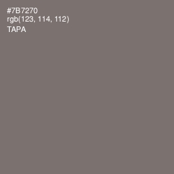 #7B7270 - Tapa Color Image