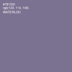 #7B7291 - Waterloo  Color Image