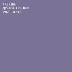 #7B7298 - Waterloo  Color Image