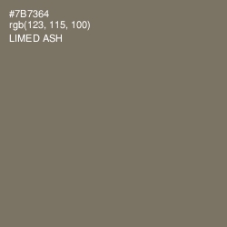 #7B7364 - Limed Ash Color Image