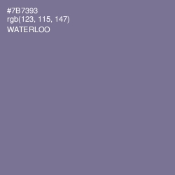 #7B7393 - Waterloo  Color Image