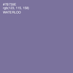 #7B739E - Waterloo  Color Image