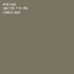 #7B7463 - Limed Ash Color Image