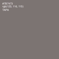 #7B7473 - Tapa Color Image